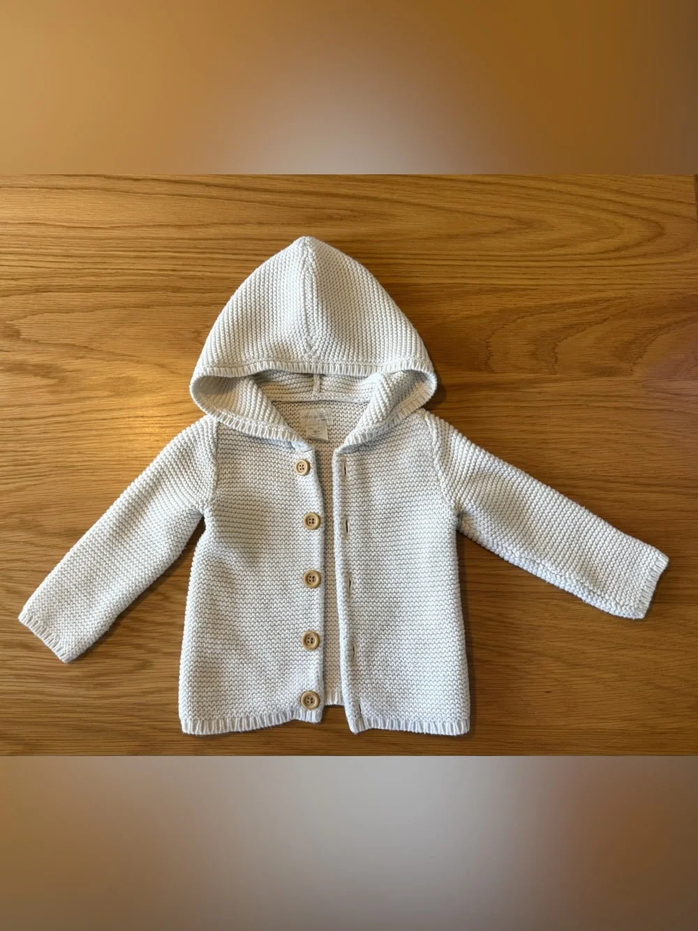 Little Planet by Carter’s Baby Organic Cotton Signature Stitch Cardigan - Cream